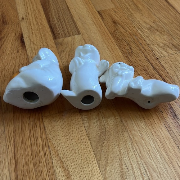 4-piece ghost/jack-o-lantern platter and 3 ghosts. - Picture 7 of 7